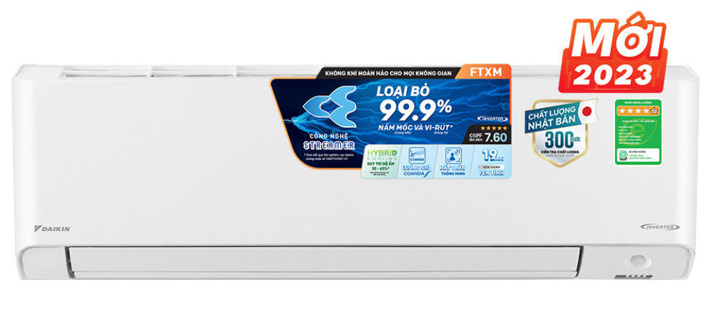 Điều hòa Daikin Inverter 9000, 12000,18000 2 dàn rời chính hãng 